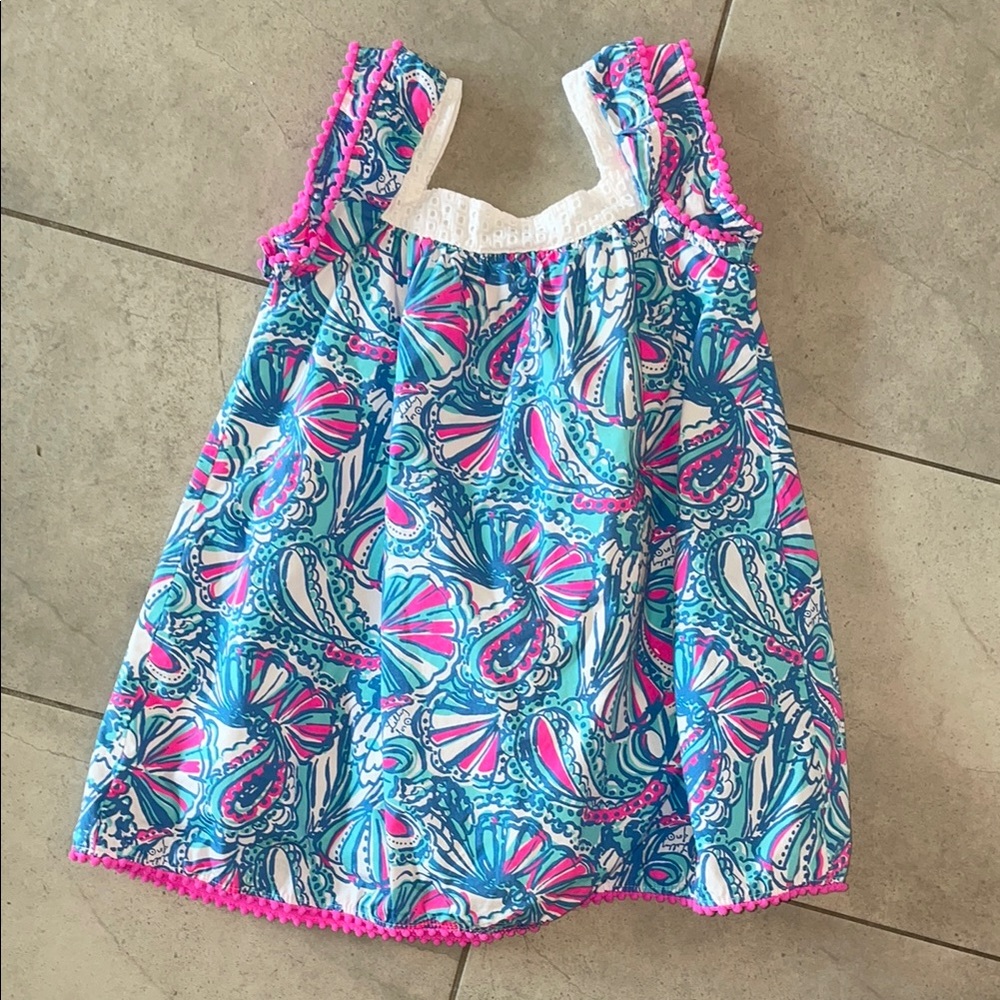 Lilly Pulitzer Kids Dress - Blue and Pink Pattern
